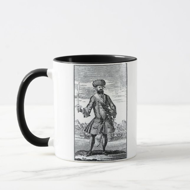 Mug Blackbeard le pirate, 'd'une histoire générale de (Gauche)