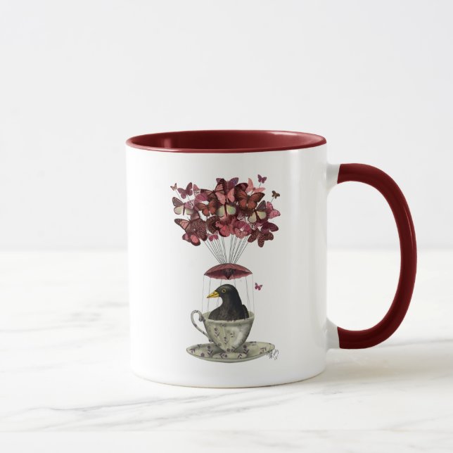 Mug Blackbird Dans Teup (Droite)
