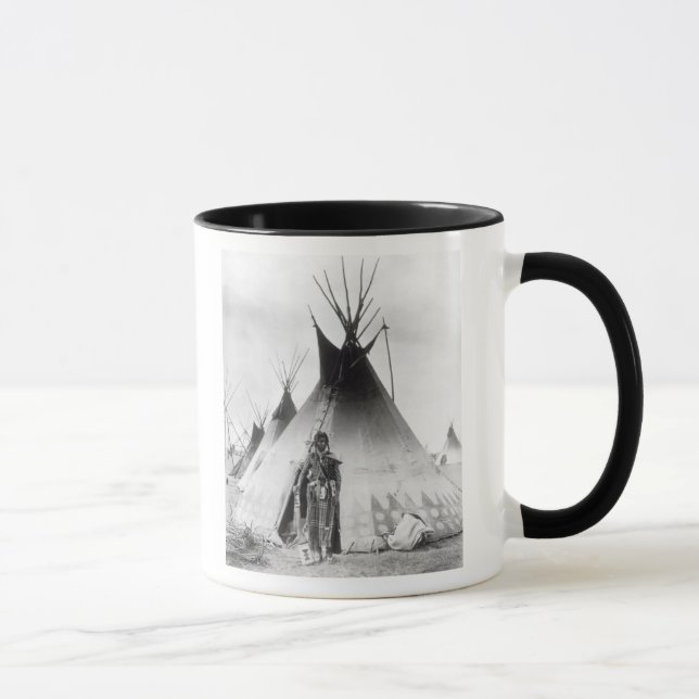 Mug Blackfoot courageux, près de Calgary, Alberta, (Droite)