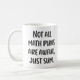 Mug Blague de calembour mathématique drôle en écriture