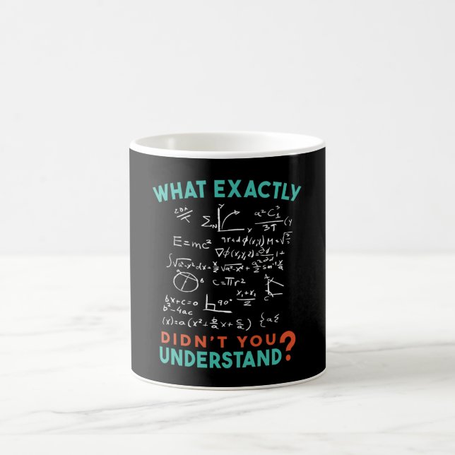 Mug Blague de formule de maths de physique (Centre)