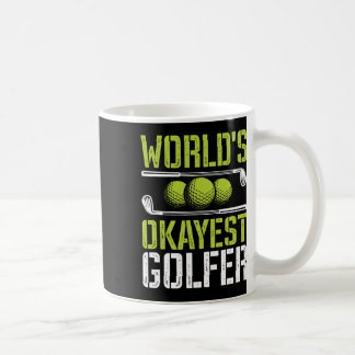 Mug Blague de golf drôle du golfeur le plus moyen du m