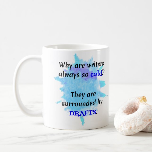 Mug Blague de l'écrivain Enseignant anglais Don Funny (Avec donut)