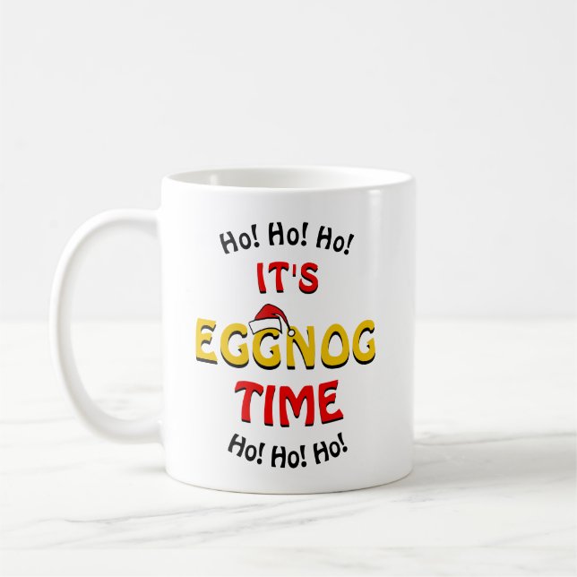 Mug Blague de Noël sur le lait de poule – Jeu de mots (Gauche)