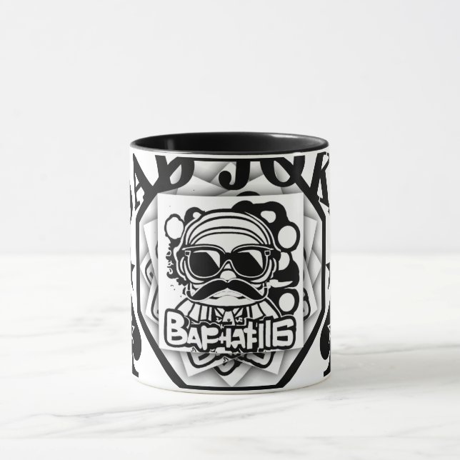 Mug Blague de PAPA 🔹🔹design amusant (Centre)