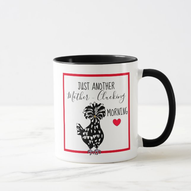Mug Blague de poulet drôle | Citation de poulet humour (Droite)