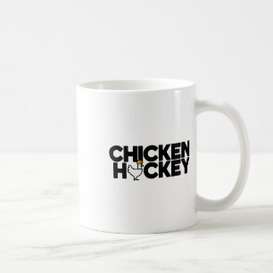 Mug Blague de poulet drôle Jockey empilé répéter Fun G