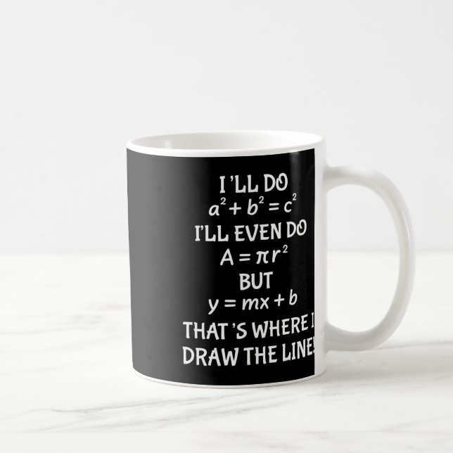Mug Blague de professeur de mathématiques drôle Hommes (Droite)