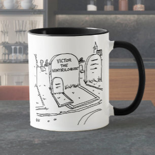 Mug Blague de ventriloque drôle sur le ventriloquisme