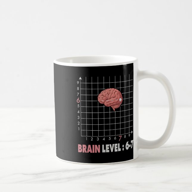 Mug Blague drôle 67 Mème Math Six Sept Professeur Brai (Droite)