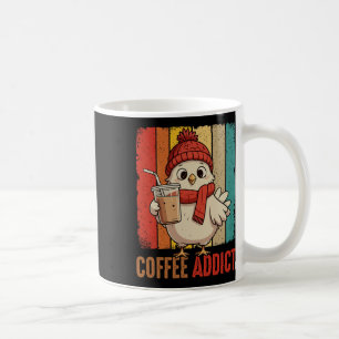 Mug Blague drôle Amateur de café Poulet Buvant du Café