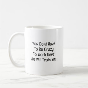 Mug Blague drôle de nouveau embauché au bureau