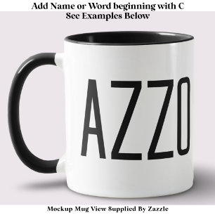 Mug Blague drôle et sarcastique Cazzo italienne, nom p