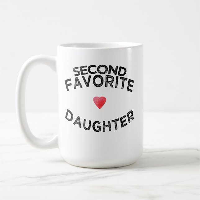 Mug Blague drôle sur la rivalité entre sœurs, la deuxi (Gauche)