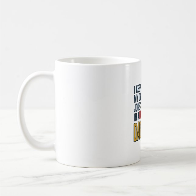 Mug BlagueDePapa BaseDePapa Retro Drôle Papa Vecteur D (Gauche)
