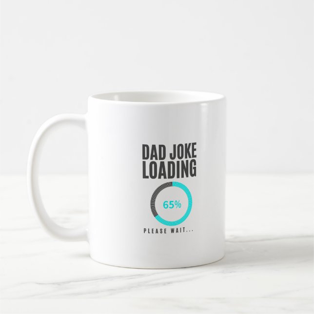 Mug Blagues de Papa Chargement Drôles de Fête des Père (Gauche)