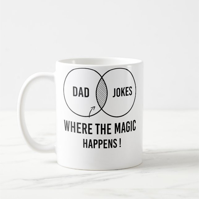Mug Blagues de Papa Où La Magie Opère (Gauche)