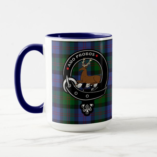 Mug Blair Clan Badge & Tartan (Gauche)