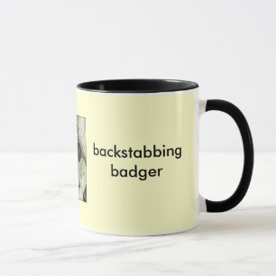 Mug blaireau backstabbing