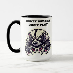 Mug Blaireau N'aime Pas Jouer