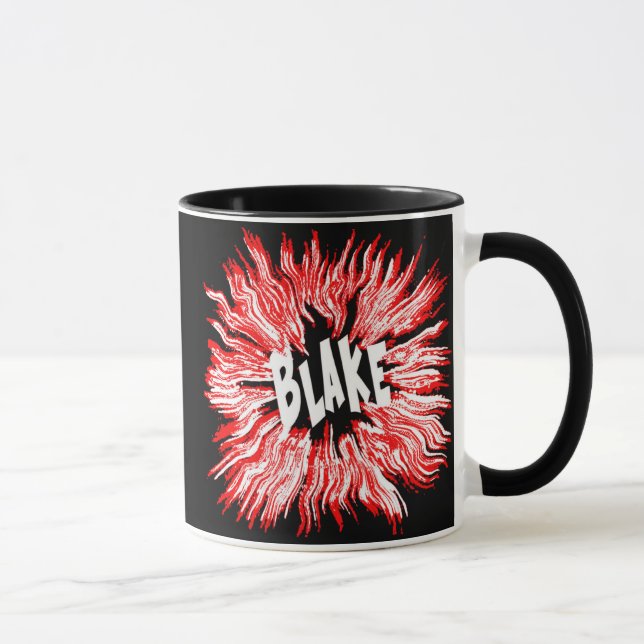 Mug Blake Nom étoile en rouge (Droite)