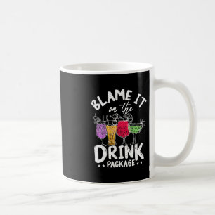 Mug Blâmez-le sur le forfait de boissons Funny Cruise