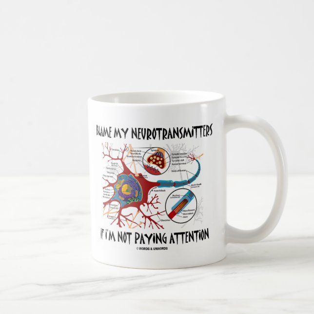 Mug Blâmez mes neurotransmetteurs sinon prêtant (Droite)