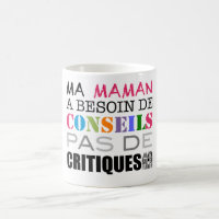 Mug blanc 325ml Moi Super Maman- Conseils