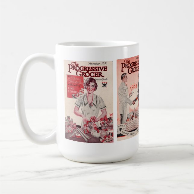 Mug blanc avec Emmett Watson art (Gauche)