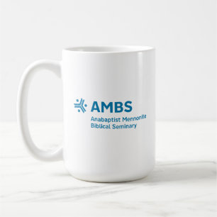 Mug blanc avec logo AMBS bleu