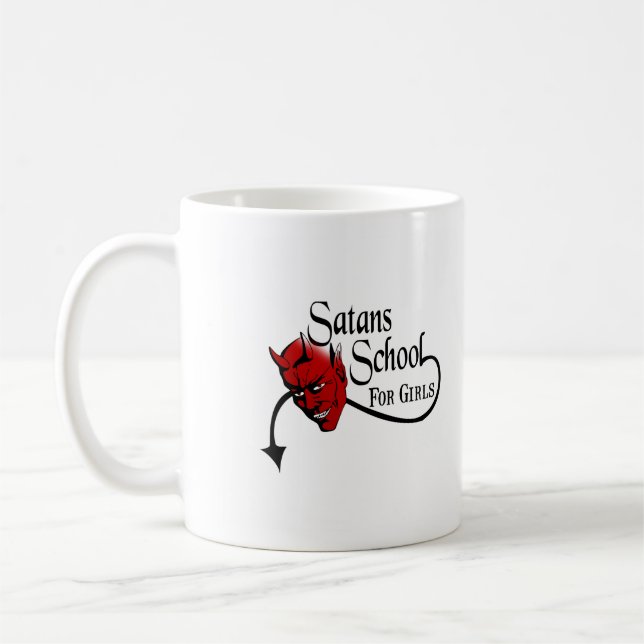Mug Blanc Cnt d'école de Satans (Gauche)