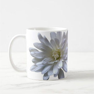 Mug Blanc floral blanc marguerite blanc maman blanche