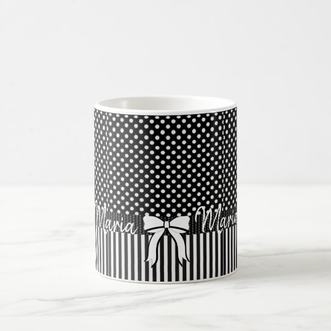 Mug blanc noir (Centre)
