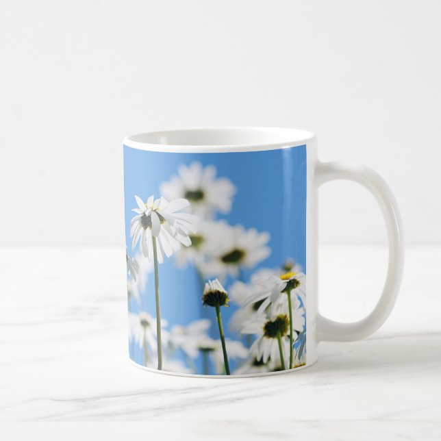 Mug Blanc sur bleu (Droite)
