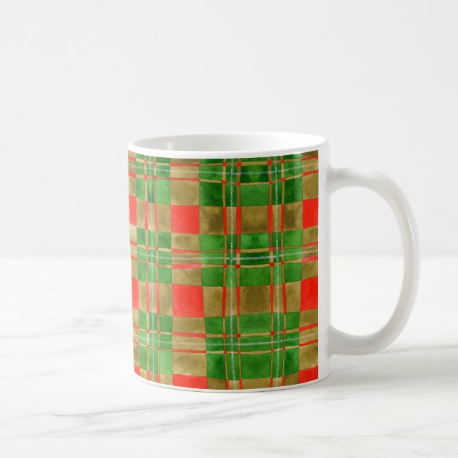 MUG BLANC TARTAN MAC GREGOR (Droite)