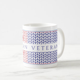 Mug blanc "VÉTÉRAN AMÉRICAIN"