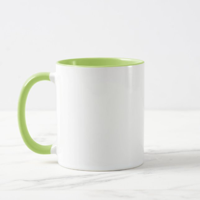 Mug Blanche crêpe verte de chaux (Gauche)