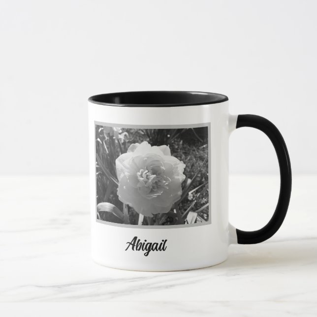 Mug Blancs Daffodique Belle Photo (Droite)