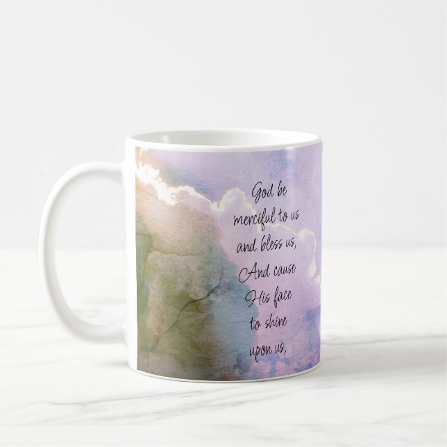 Mug Blank Inside Beautiful Psalm 67 Blessing Upon Us (Gauche)