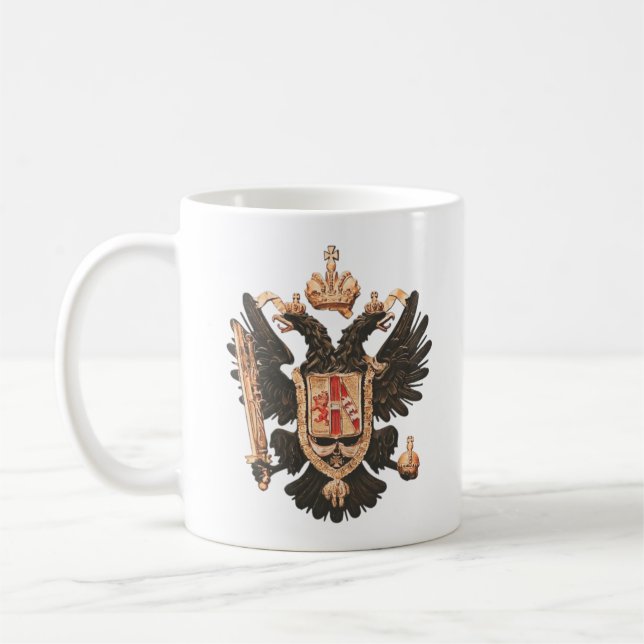 Mug Blason à l'aigle impérial autrichien  (Gauche)