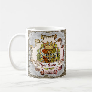 Mug Blason de famille Cross Nom de famille