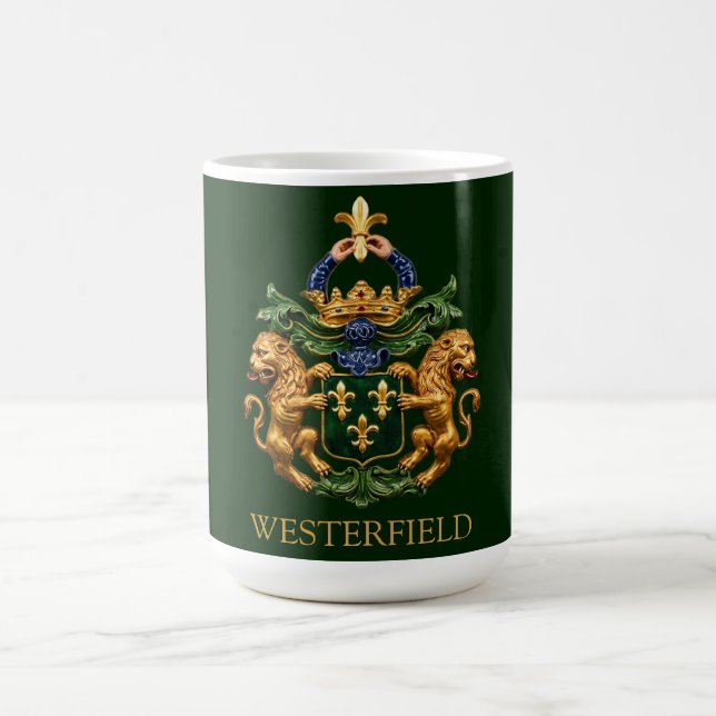 Mug Blason de Famille Néerlandaise Westerfield. (Centre)