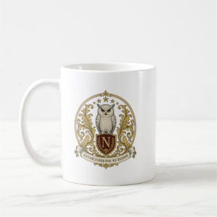 Mug Blason de hibou héraldique vintage