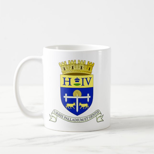 Mug Blason de Pau, Pyrénées-Atlantiques (FRANCE) (Gauche)