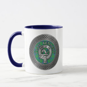Mug Blason et nœud tartan du clan Kennedy