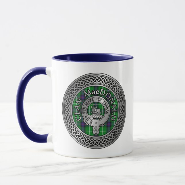 Mug Blason et nœud tartan du clan MacDonald (Gauche)