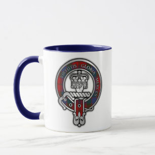 Mug Blason et tartan du clan Donnachaidh (Robertson)