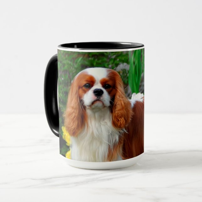 Mug Blenheim Cavalier King Charles Spaniel Chien Chien (Devant gauche)
