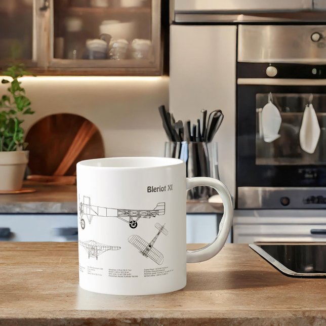 Mug Bleriot XI - Plans de dessin du plan d'avion BD (Créateur téléchargé)