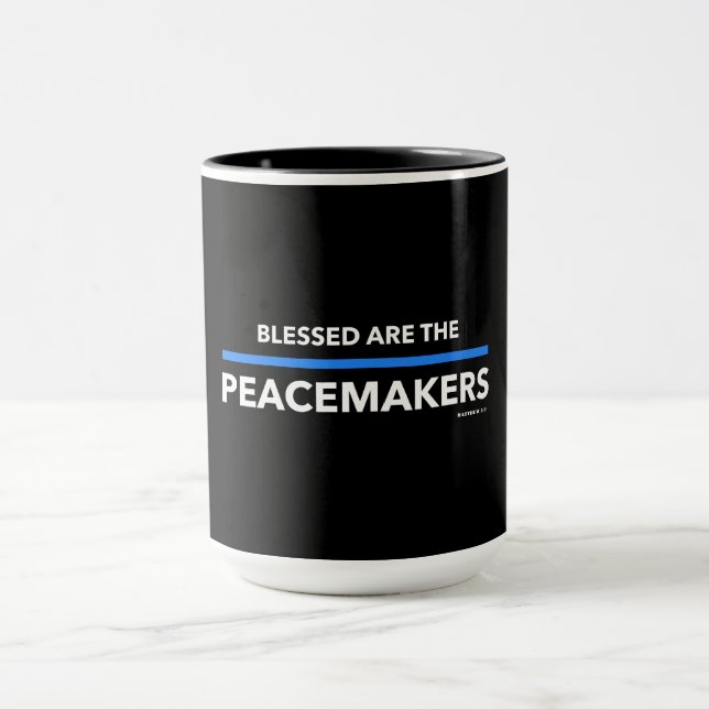 Mug Blessed sont les conciliateurs (Centre)